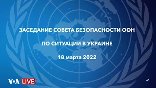 Live: заседание Совета Безопасности ООН по ситуации в Украине 18 марта