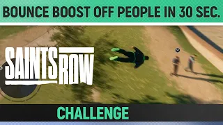 Saints Row - Bounce Boost Off 6 People in 30 Seconds 🏆 Wing It Challenge