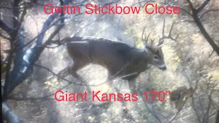 Traditional Bow Hunt Giant Kansas 170! Black Widow Bows Recurve