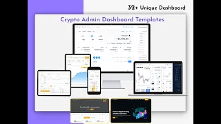 Crypto Admin - Cryptocurrency Admin Dashboard Template and Software Dashboard Design