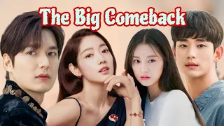 9 Famous Korean Stars Making A Comeback In 2024 | Park Shin Hye, Lee Min Ho, Kim Soo Hyun Kim Ji Won