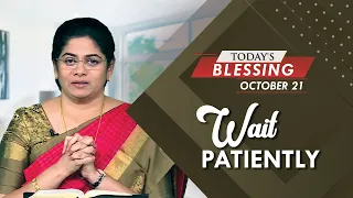 Wait Patiently | Sis. Evangeline Paul Dhinakaran | Jesus Calls