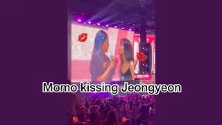 Momo trying to *kiss* Jeongyeon (JeongMo)