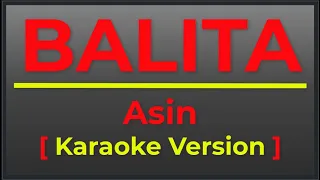 BALITA - ASIN II POPCORN KARAOKE [ KARAOKE VERSION ]