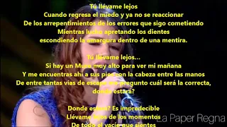 Portami via (Llevame lejos) Federica Carta Ft Fabrizio Moro  Letra en Español