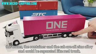 Container Truck Model/ Scale Model Truck from Micro Shipping