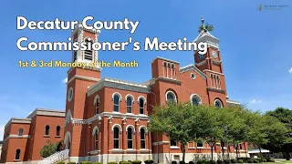 01/03/2023 - Decatur County Commissioner's Meeting