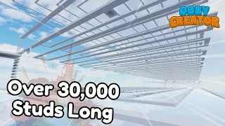 Making The Longest Obby Possible (Roblox Obby Creator)