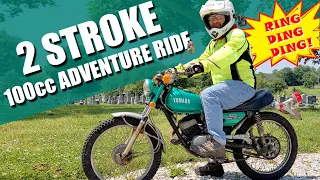 100cc 2 Stroke Motorcycle Adventure Ride and Review on my 2-Stroke 1972 Yamaha LT2 100 Enduro