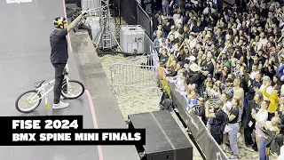 MONTPELLIER KNOWS HOW TO PARTY! BMX Spine Finals @ FISE 2024 #bmx