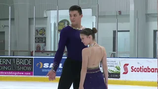 Patricia Andrew & Zachary Daleman - 2019 North York Junior Pairs FS