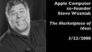 Apple Computer co-founder Steve Wozniak interviewed on the Marketplace of Ideas (3/22/2008)