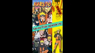 |Naruto Anime Filler episodes list|. & |Naruto Shippuden Anime Filler episodes list| ✅