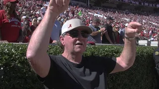 'Dixieland Delight' writer hears song at Alabama's Bryant-Denny Stadium for 1st time