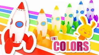 The colors of the rainbow! | Learn the colors with Rockets | Titounis