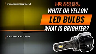 Are Yellow Bulbs Better for Driving in Bad Weather? | Headlight Revolution