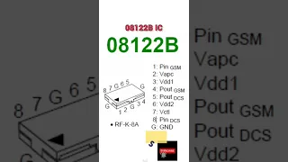 08122B IC PINOUT #akexperiment #electronic #pinout #8pin #ic #smd #08122bic #8122 #shorts