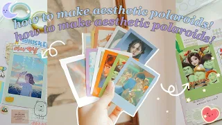 HOW TO MAKE DIY POLAROIDS! 💗 | Ann Geliexcs