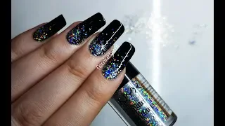 ✨How To Glitter Gradient Like A Pro! (With Loose Glitter)✨- femketjeNL