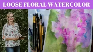 Loose Watercolor Secrets: Paint a Hydrangea in a Loose, Intuitive style with Angela Fehr