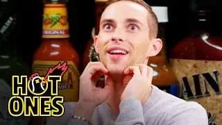 Adam Rippon Competes in the Olympics of Eating Spicy Wings | Hot Ones