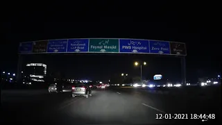 Xiaomi 70mai 1s Smart Dash Cam Video (Night Time)