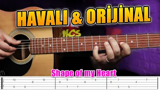 Coolest Guitar Songs #1 - Shape of my Heart Tab Guitar Lesson