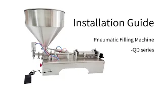 How to install a pneumatic liquid filling machine?  Show you in 2 mins