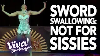 Sword Swallowing: Not for Sissies | MisSa Blue Interview | Viva Burlesque