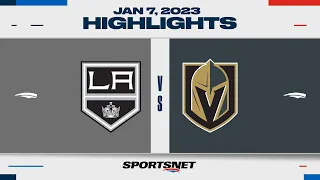 NHL Highlights | Kings vs. Golden Knights - January 7, 2023