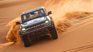 Ford Bronco in the Sand Dunes