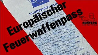 Europäischer Feuerwaffenpass Teil 1