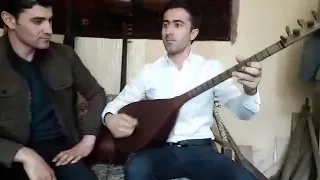 Asiq Eli Zeynalabdinov.Asiq Sahil Qurbanov.Usta Sazbend Ferman saz soz ocaqinda