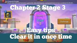 Lords mobile Vergeway Chapter 2 Stage 3 Easy tips|Lords mobileVergeway Chapter 2 Stage 3