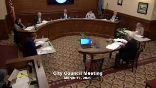City Council Workshop & Meeting 03/17/2020