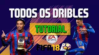 FIFA 18 - TUTORIAL DE TODOS OS DRIBLES