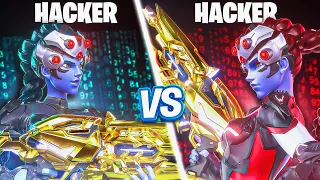 This is what 2 CHEATERS VS each other looks like in Overwatch 2!