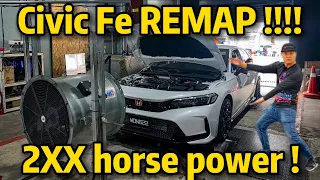 Honda Civic Fe remap boleh dapat 2XXhp! 18'' Rim pun boleh spin !