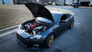 Swapping a Turbo, Honda K24 into a Subaru BRZ in 15minutes