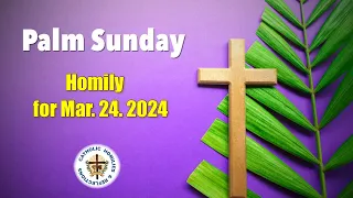 Palm Sunday of the Passion of the Lord/ Homily March 24, 2024