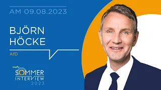 Sommerinterview 2023 mit Björn Höcke (AfD) | MDR THÜRINGEN | MDR