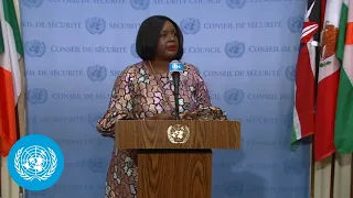 Kenya on Women, Peace, and Security & Afghanistan- Security Council Media Stakeout (21 October 2021)