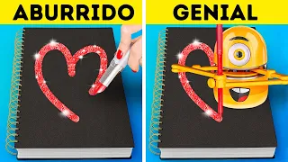 TRUCOS de ARTE y PINTURA || GENIALES TRUCOS de DIBUJO VS DISPOSITIVOS por 123 Go! Like