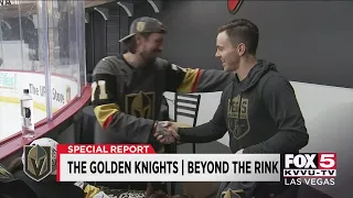 SPECIAL REPORT: Golden Knights' Jonathan Marchessault helps a fan fight Stage four brain cancer