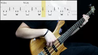 Radiohead - The Bends (Bass Cover) (Play Along Tabs In Video)