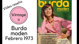 Burda vintage Febrero 1973