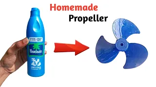 How To Make Fan Propeller | 555 DC Motor Propeller | Homemade Propeller With Plastic Bottle