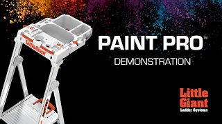 Paint Pro Stepladder Demo | IAA 375 lbs rated | Little Giant Ladder Systems