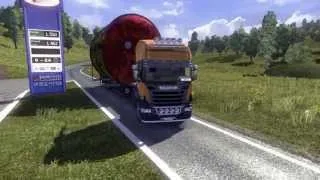 Euro Truck Simulator 2 Overweight Trailer