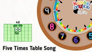 Numberblocks Flipaclip Animation | Five Times Table Song from About Time (please don't block my vid)